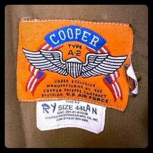 Cooper type 2 leather Air Force jacket